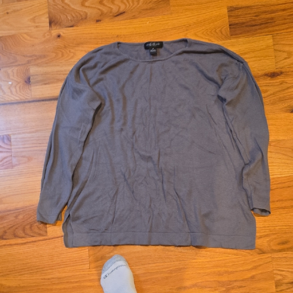 Women's Charcoal Crewneck Sweater